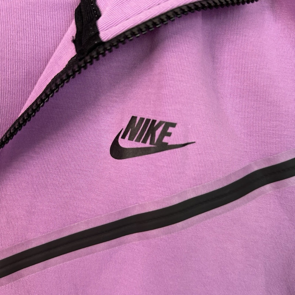 Nike Therma Fit Full Zip Fleece Jacket Mens Large Warm Up Running Lavender EUC - Picture 8 of 16